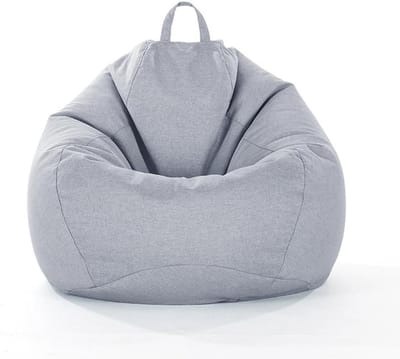 Zitzakhoes - Lui Sofa - Ontspannen Zitten - Met Handvat - XL - Grijs
