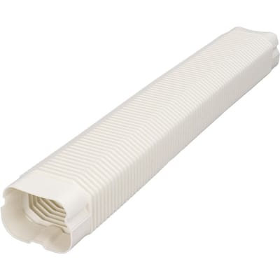 Outil Cache-Ligne AC Tuyau Universel en PVC pour Climatiseur de 1 à 5 Chevaux Blanc