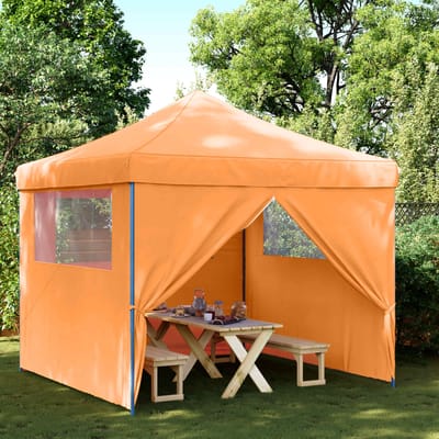 vidaXL - Partytent - 292 - x - 292 - x - 315 - cm - Oranje - Oxford - Stof
