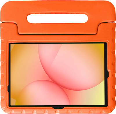 Hoesje - Geschikt voor Samsung Galaxy Tab A11 Plus - Kinderhoes Shockproof Bumper - Kidsproof Case - Tablet Hoes - Kinder Hoes Cover - Oranje