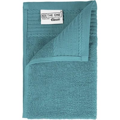 The One Towelling Classic Gastendoek - 30 x 50 cm - Kleine handdoek - Hoge vochtopname - 100% Gekamd katoen - Petrol
