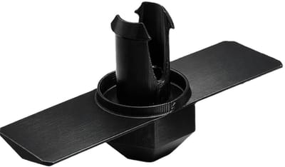 Strooier Onderdelen - Gazonstrooier Vervanging - Gras Bemesten - Anti-verstopping Ontwerp - 10 x 5.1 x 2.1 cm - Zwart