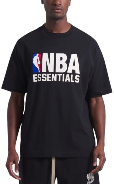 Fear Of God T-shirt Zwart NBA