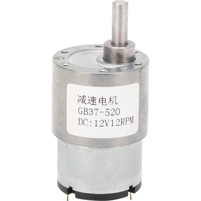 DC Motor 12V 12RPM Reductieas Zelfblokkerende Tandwielmotor voor Raam Deuropeners
