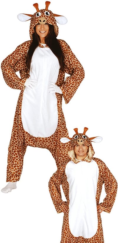 Fiestas Guirca - Volwassenkostuum Giraffe M (38-40) - Carnavalskleding - Carnaval - carnavalskleding 2027 - Carnaval kostuum