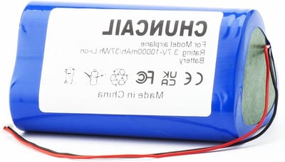 ByShane - Lithium ion batterij 3.7V 10000mAh voor modelvliegtuigen en speelgoed met stekker - Duurzame energiebron