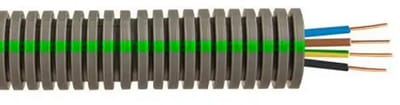 Pipelife Flexpijp + VD draad 3x2.5mm2 + 2x1,5mm2 - 5/8 16mm - Grijs - 100 meter