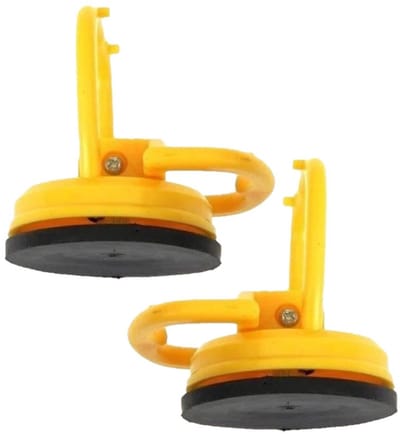 Benson Zuignap - 2x stuks - trekkracht 11 kg - mini - 5,5 cm - vacuüm tilhulp