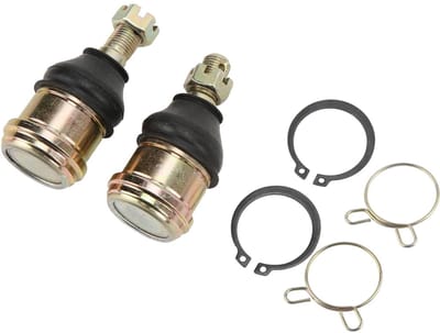 Dailygoods- Stuurarmen Trillingsbestendig - Spoorstangeindset - M12 Draadmaat - Voor 50cc-250cc ATV/UTV - Heavy Duty Staal - Inclusief Afstandhouders en IJzerdraadringen - Spoorstangeinden