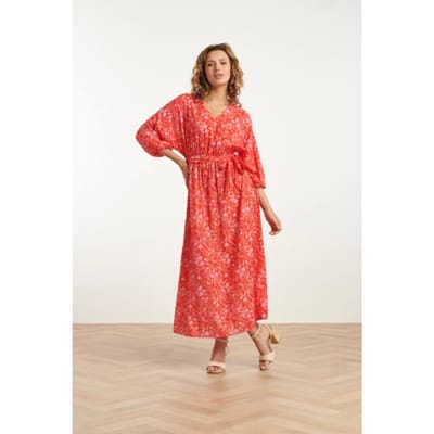 Smashed Lemon 25185 baby bloemenprint maxi jurk |
