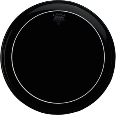 Remo Pinstripe Ebony 18", Tom Batter - Bass drumvel