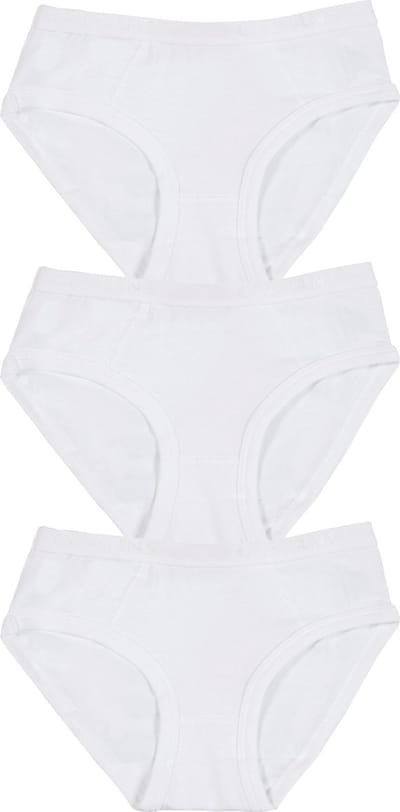 Claesen's® - Meisjes Slip 3-pack WitCL 730-White-4