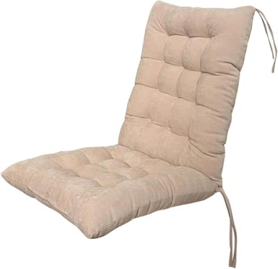 Tuinstoelkussens - Terraszitkussens Buitenkussens - Buiten Ontspannen - Dikke PP Katoen Vulling - 45 x 100 cm - Beige