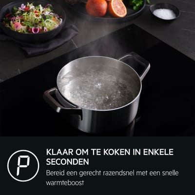 AEG TK95II0FFB Zwart Ingebouwd 90 cm Inductiekookplaat zones 5 zone(s)