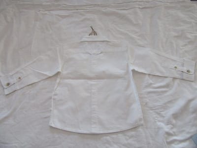 noukie's , jongens , overhemd , lange mouw ,  wit , 2 jaar 92