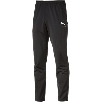 Puma Heren Liga Tapered Trainingsbroek (Zwart/Wit)