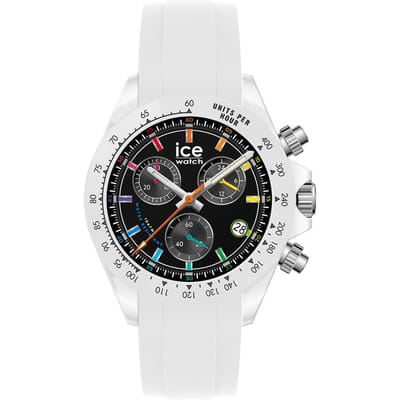Ice Watch BEWATCH - White chromatic 025631 Horloge - Siliconen - Wit - Ø 41 mm