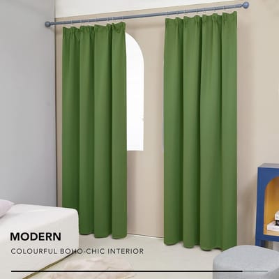 Famanu - Verduisterende Gordijnen voor Woonkamer Slaapkamer ,140x175cm