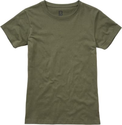 Brandit - Basic Dames T-shirt - L - Groen