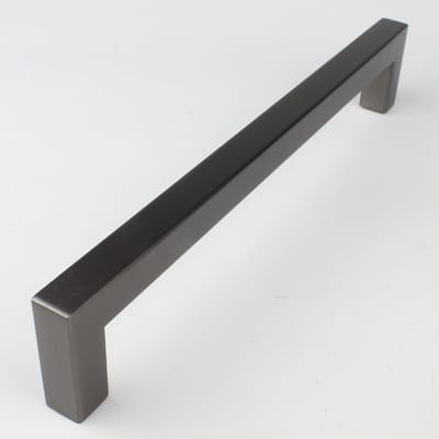 Deurgreep Joost - 192 mm - Gun metal - - geschikt voor binnen - industrieel | | | Ladegreep | Handgreep kast |