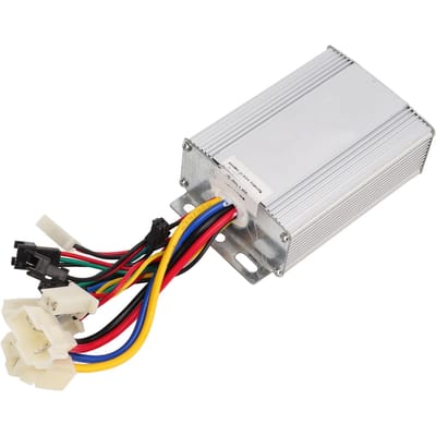 48V 500W Borstelmotor Snelheidsregelaar Kit met Draaigashendels en Remhendels voor Elektrisch white