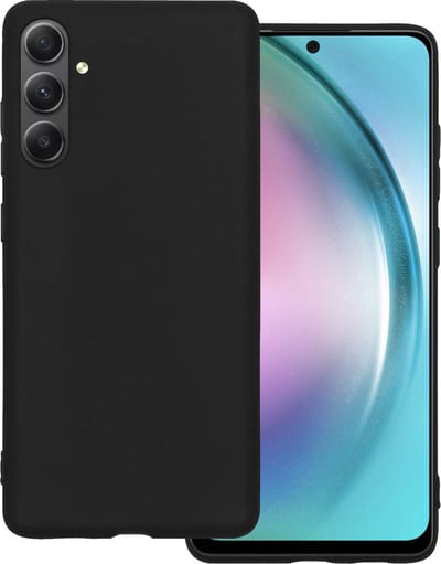 Hoesje Geschikt voor Samsung Galaxy A54 - Sterk & Shockproof - Hoes Cover - Siliconen Case - Zwart