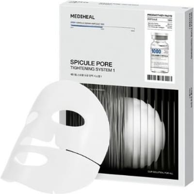 MEDIHEAL Spicule Poriënverstrakkend Systeem 1 Collageen Elasticiteit Gelmasker Set 10 stuks