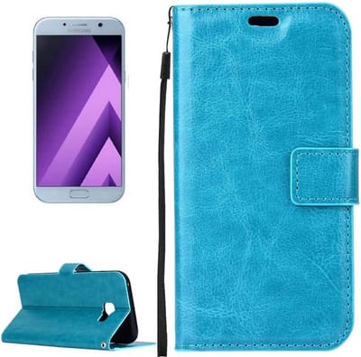 LuxeBass Hoesje geschikt voor Samsung Galaxy A5 (2017) / A520 hoesje book case turquoise gsm hoesje - telefoonhoes - telefoonhoesjes