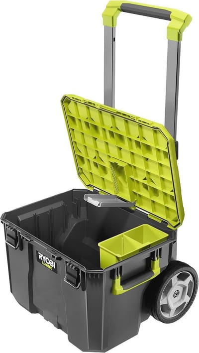 Gereedschapskist met wielen (66,5L) - Modulaire Opslagoplossing voor Gereedschap