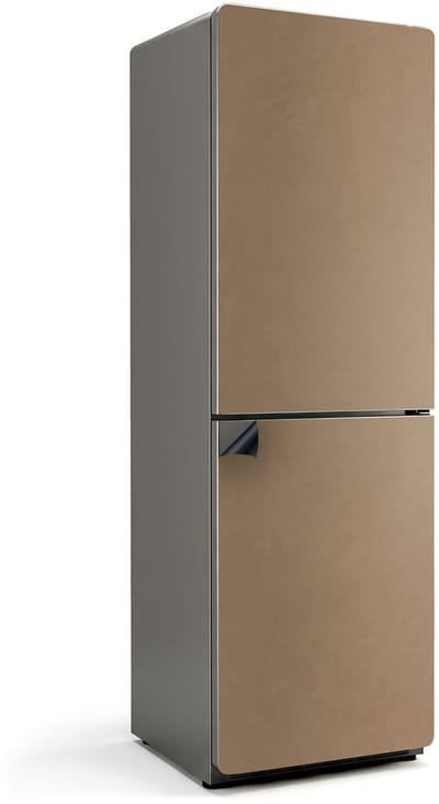 Wallfluent Magnetische Koelkastmat - Lichtbruin Koelkast Magneet Sticker - 60 cm x 190 cm - Lichtbruin Magnetische Koelkastmat - Decoratieve Koelkastfolie - Magnetische Koelkastbekleding - Stijlvolle Koelkastfolie
