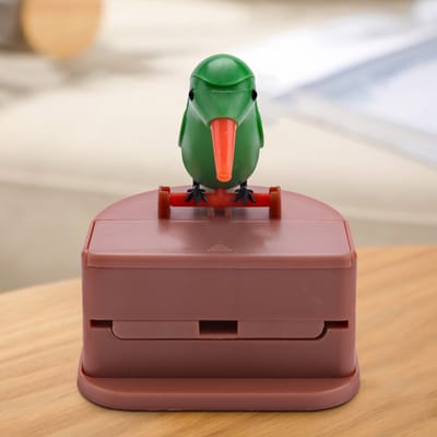 Tandenstokerdispenser voor vogels, automatische tandenstokerhouder voor vogels, tandenstokerrek