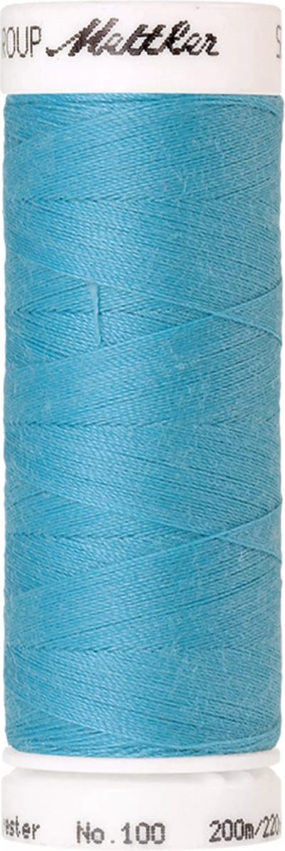 Amann Mettler Seralon Naaigaren – Turquoise (0409) – 200 m – No. 100 – 100% Polyester – Per Stuk