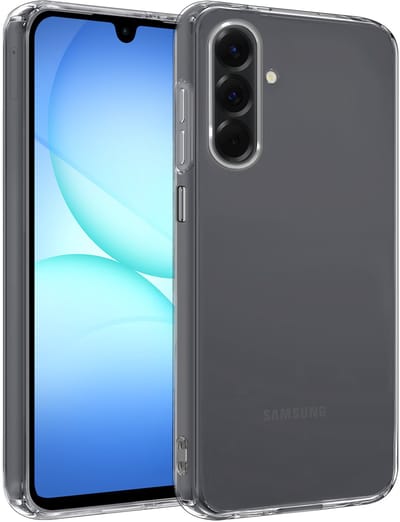 Hoesje - Geschikt voor Samsung Galaxy A17 - Sterk & Shockproof - Siliconen Case - Hoes Cover - Telefoonhoes - Transparant