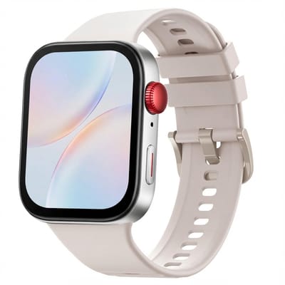 imoshion Siliconen bandje voor de Huawei Watch Fit 4 / 4 Pro / 5 / 5 Pro - Ivory White