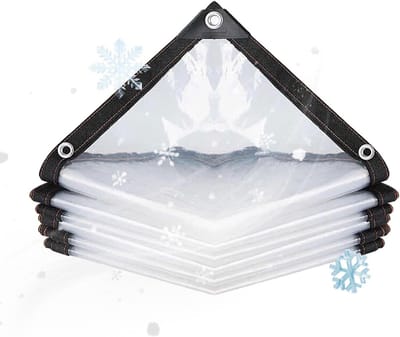 Doorzichtig Zeildoek - Waterdichte Cover - Buiten Beschermen - Duurzaam PVC Materiaal - 150x200cm - Transparant