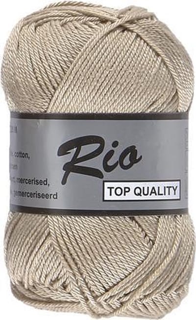 Lammy yarns Rio katoen garen - beige (791) - naald 3 a 3,5 mm - 1 bol