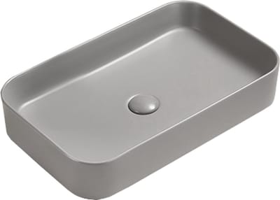 Mexen Vena opbouw wastafel 71 x 37 cm, lichtgrijs mat - 22196061