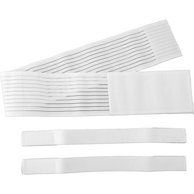 Anti-Snurk Kinband Verstelbaar Klittenband Ademend Elastisch Snurk Oplossing Kinband white