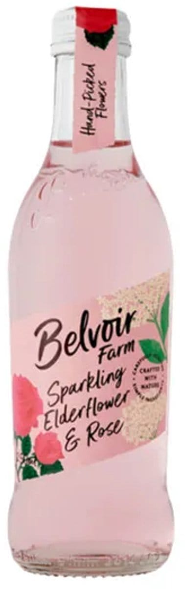 Belvoir sparkling elderflower & rose (12x 275ml)