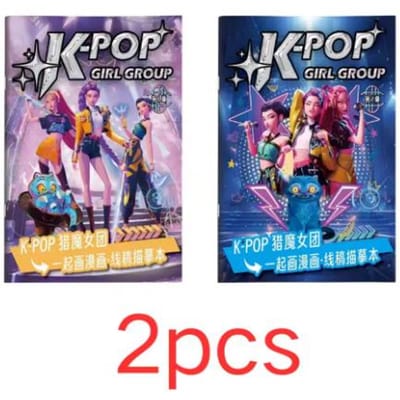 Perfect Anime merchandise KPop demonenjager kleurboek prentenboek merchandise tekening lineaire tekening kinderverjaardagscadeau