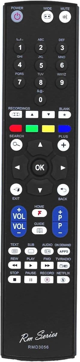 Vervangende Afstandsbediening voor Digitale Ontvangers – Perfecte Compatibiliteit en Gebruiksgemak