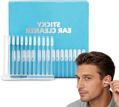 Professionele 48-delige oorreinigingsset voor het verwijderen van oorsmeer, herbruikbare hulpmiddelen en katoenen wattenstaafjes voor optimale hygiëne