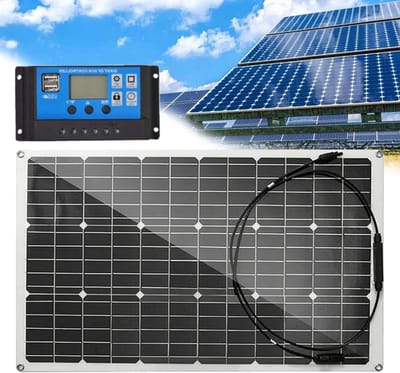 Zonnepaneel Set - PV Modules - Off-grid Energie - Hoge Efficiëntie - 400 Watt - Zwart