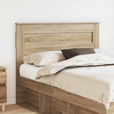 vidaXL Hoofdbord Sonoma Eiken Bewerkt hout