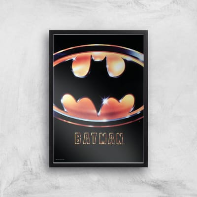 Batman 89 Giclee Art Print - A2 - Black Frame