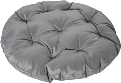 Outsunny Rotan Draaistoel - Geweven Hars - 87x97x86cm - Grijs