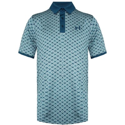 Under Armour Playoff 2.0 Heren Teal Saltire Poloshirt