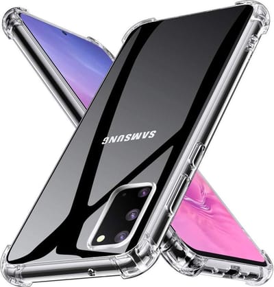 Shock proof Hoesje Geschikt voor: Samsung Galaxy S20 - Anti -Shock Silicone Hoesje - Transparant