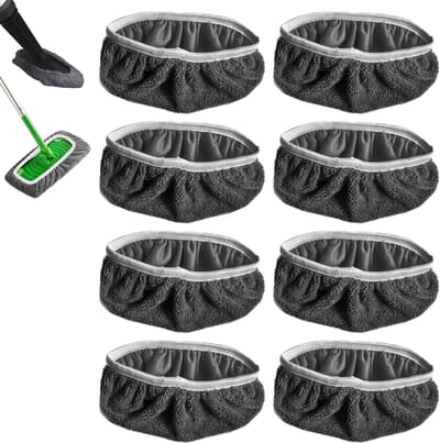 8 Stuks Vervangende Mop Pads - Universele, Herbruikbare en Wasbare Accessoires voor Stoomreinigers, Geschikt voor Diverse Merken