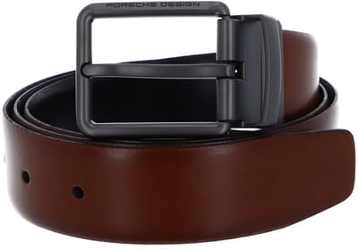 PORSCHE DESIGN Leren riem Business Belt Reversible 35 W85 Black - Cognac zwart bruine